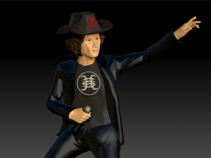Enrique Bunbury Modelo de Impressão 3D