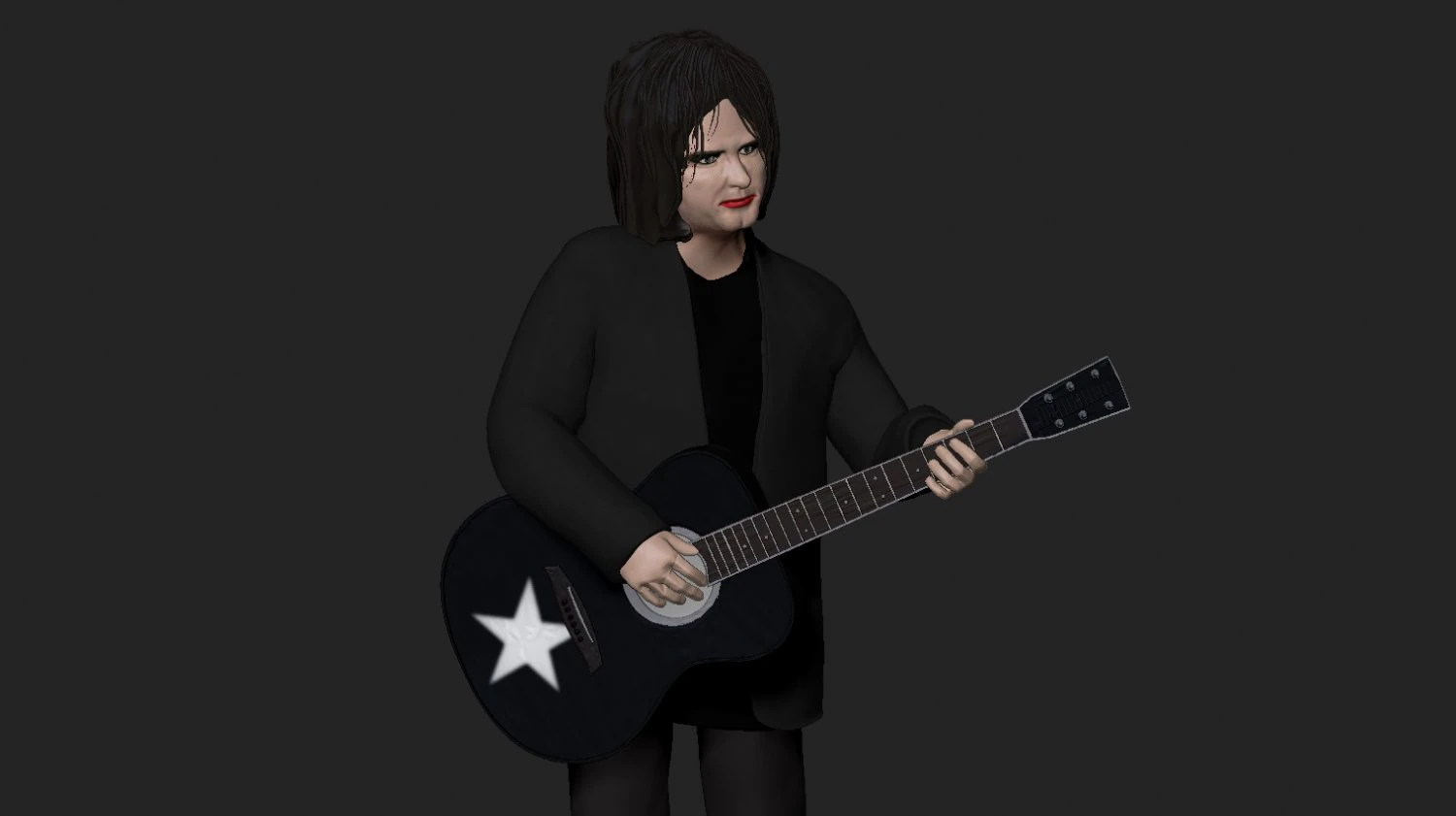 Robert Smith 3D Print Model .c4d .max .obj .3ds .fbx .stl .blend 