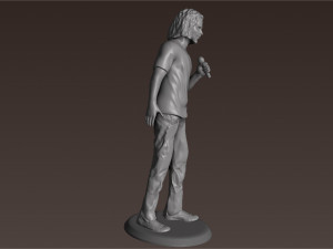 Chris Cornell Model Cetak 3D
