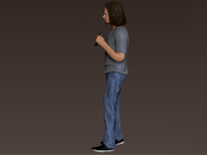 Chris Cornell Model Cetak 3D