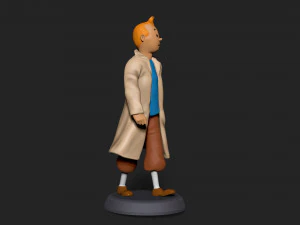 Tintin 3D Print Model
