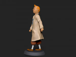Tintin 3D Print Model