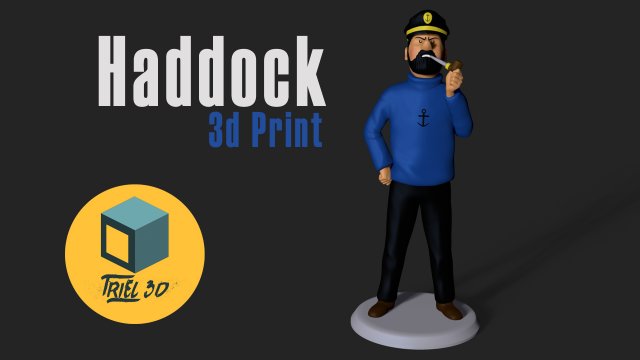 Captain haddock Modèles 3D en vedette .c4d .max .obj .3ds .fbx .stl .blend 