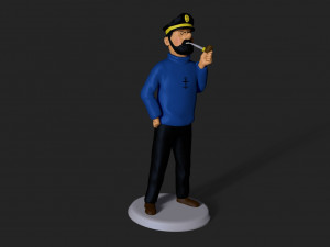 Captain haddock Modèles 3D en vedette