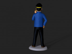 Captain haddock Modèles 3D en vedette