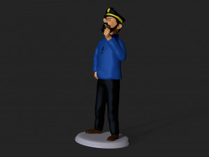 Captain haddock Modèles 3D en vedette