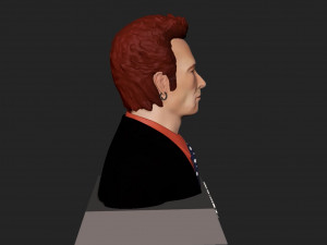 Scott Weiland bust Model Cetak 3D