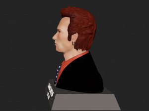Scott Weiland bust Model Cetak 3D