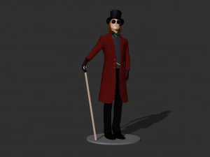 Willy Wonka Modelo de Impressão 3D