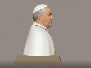 Pope Francis 3Dプリントモデル