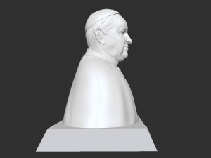 Pope Francis 3Dプリントモデル