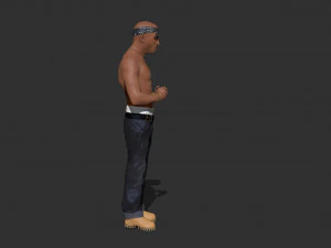 Tupac Shakur 3D Print Model