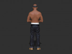 Tupac Shakur 3D Print Model