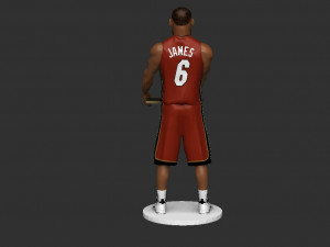 Lebron James 3D 프린트 모델