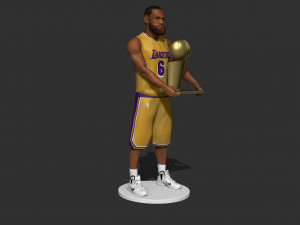 Lebron James 3D 프린트 모델