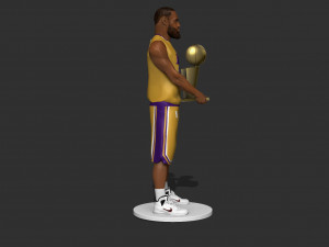 Lebron James 3D 프린트 모델