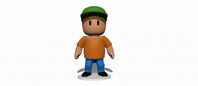 Mr Stumble 3D Print Model