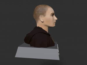 Sinead OConnor Model Cetak 3D