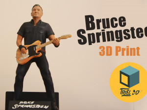 Bruce Springsteen 3D 프린트 모델
