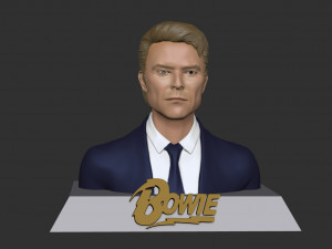 Davie Bowie 3D 프린트 모델