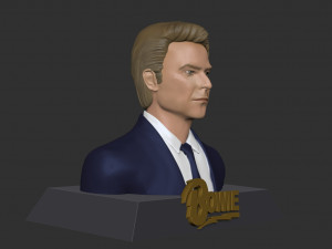 Davie Bowie Modello di stampa 3D