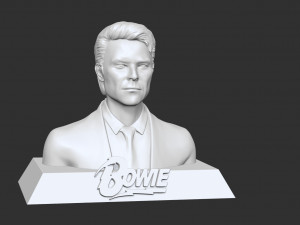Davie Bowie Modello di stampa 3D