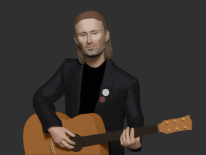 Thom Yorke 3D Принт Модель
