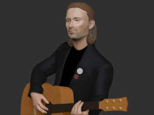 Thom Yorke 3D Принт Модель