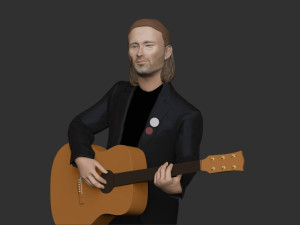 Thom Yorke 3D Принт Модель