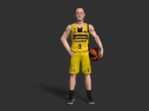 Marcelinho Huertas 3D Print Model