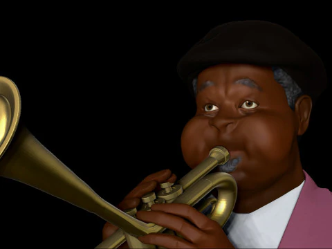 Dizzy Gillespie 3D Print Model