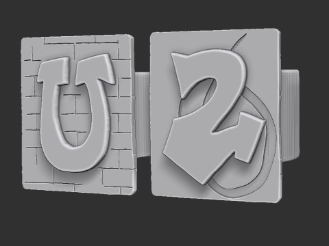 U2 Rings Model Cetak 3D