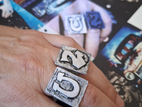 U2 Rings 3Dプリントモデル
