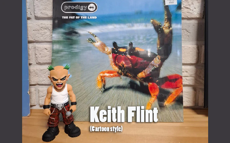 Keith Flint 3D Baskı Modeli .c4d .max .obj .3ds .fbx .stl .blend 