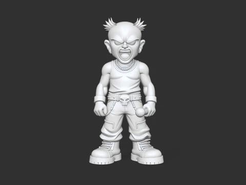 Keith Flint 3D Baskı Modeli