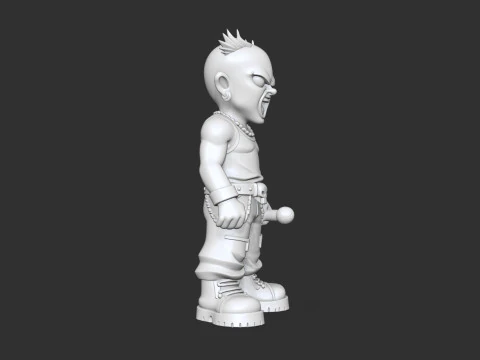 Keith Flint 3D Baskı Modeli