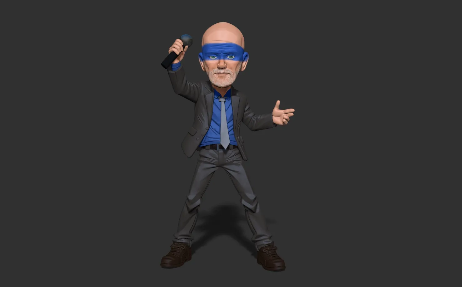 Michael Stipe 3D Print Model .c4d .max .obj .3ds .fbx .stl .blend 