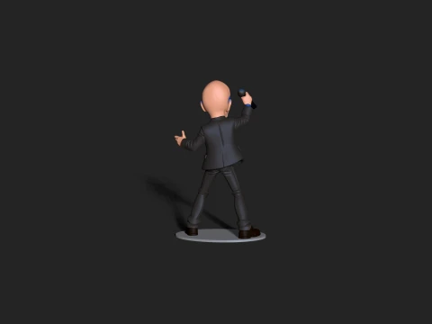 Michael Stipe 3D Print Model