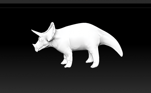 dino triceratops 3Dモデル .c4d .max .obj .3ds .fbx .stl .blend 