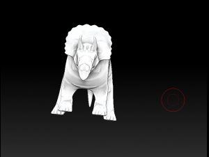 dino triceratops 3Dモデル