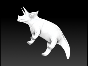 dino triceratops 3Dモデル