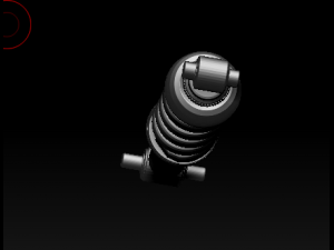 amortizer 3D Modell