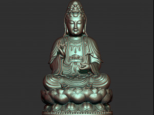 gautam buddha 01 3d print model 3D Print Model