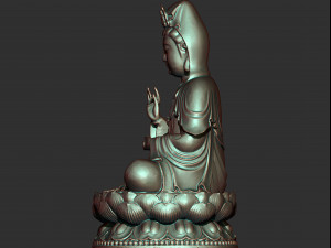 gautam buddha 01 3d print model 3D Print Model