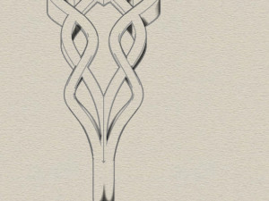 floral filigree pattern ring 3d print model 3D Baskı Modeli