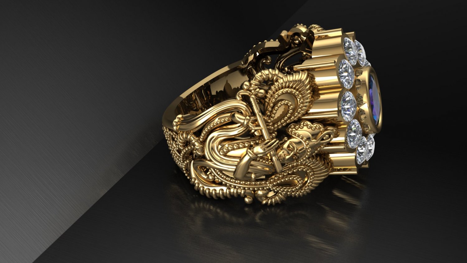 Antique hotsell gents ring