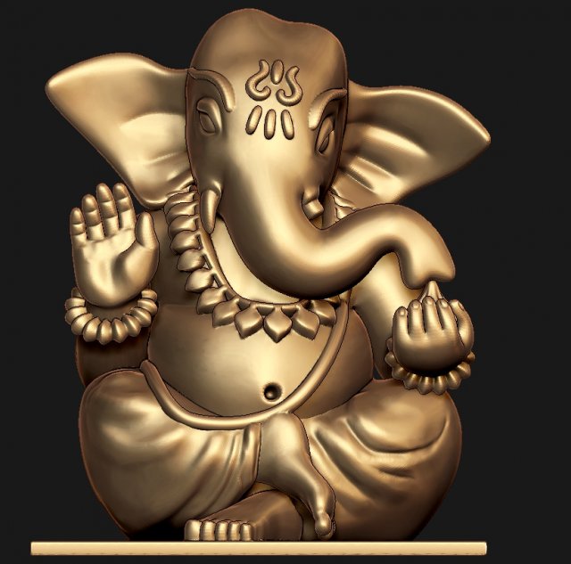 ganesh ji model ready for 3d print 3d print model 3D Print Model .c4d .max .obj .3ds .fbx .stl .blend 