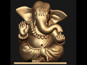 ganesh ji model ready for 3d print 3d print model Model do druku 3D
