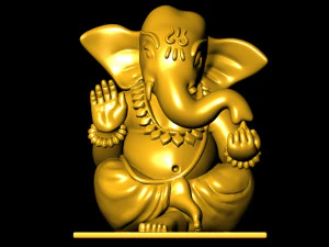 ganesh ji model ready for 3d print 3d print model 3D Print Model