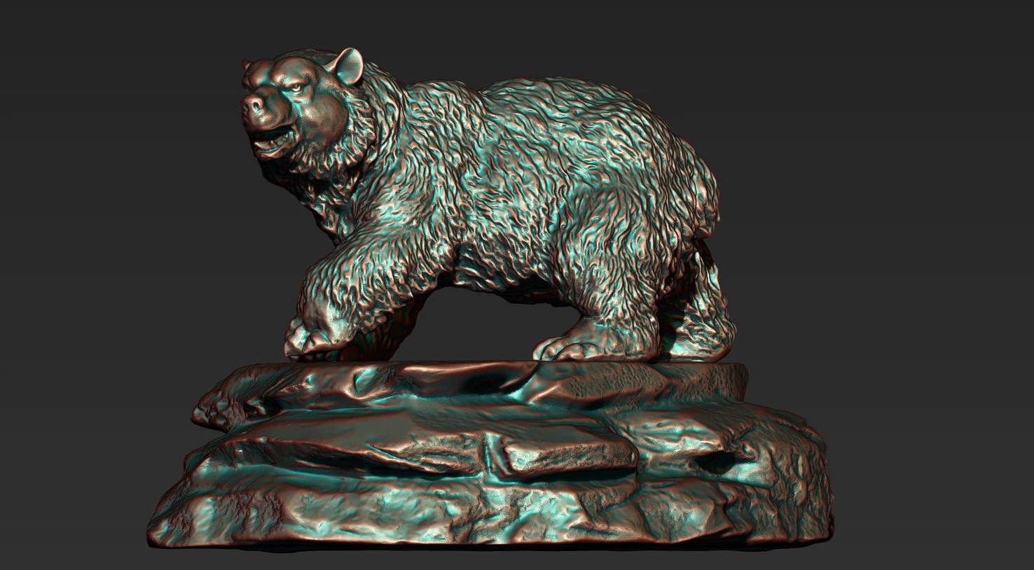 0126 bear model 3d print model 3D Print Model .c4d .max .obj .3ds .fbx .stl .blend 